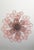 Murano Glass Tube Chandelier – 36 Glasses Transparent With Pink Shades Tube For Sale - Image 9 of 11