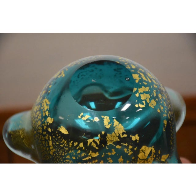 1960s Italian Murano Gold Fleck Bowl For Sale - Image 5 of 6