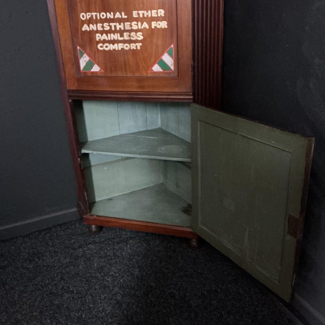 Wooden Corner Cupboard, 1905 For Sale - Image 6 of 8