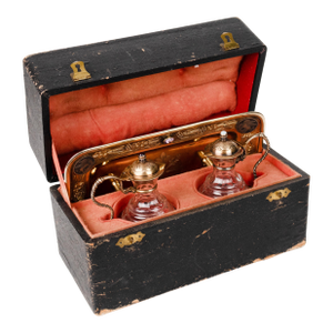 19th Century Sterling Silver Cruet Set