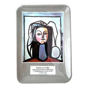 Vintage Picasso Catchall Ring Dish “Portrait Au Cou Bleu”Pablo Picasso Cubist Decor