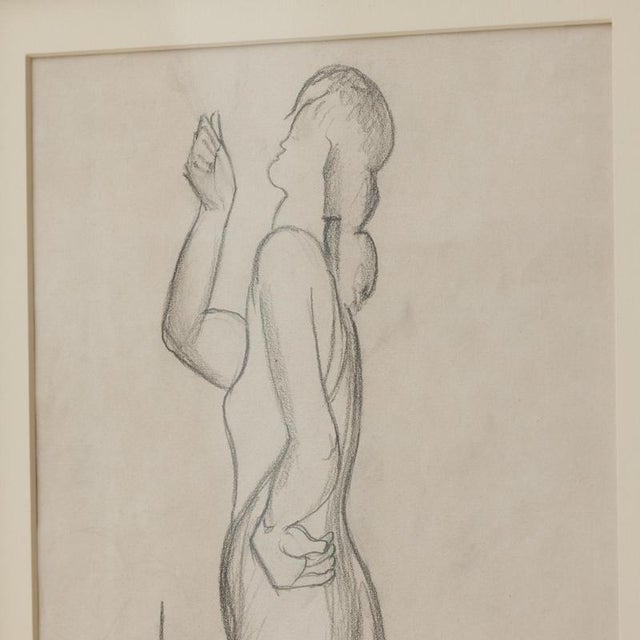 Togores for Kahnweilers Galerie Simon, Figure, 1923, Drawing on Paper, Framed For Sale - Image 14 of 17
