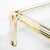 Brass Mid-Century Rectilinear Brass & Lucite Glass Top Cocktail Table by Maison Jansen For Sale - Image 8 of 13