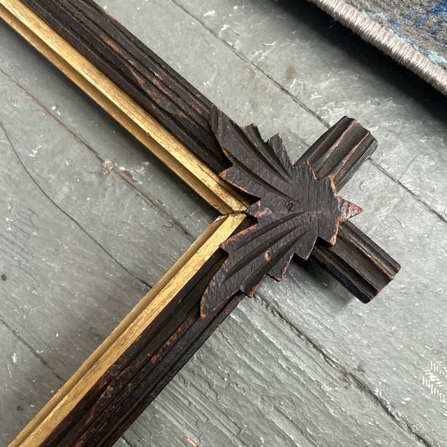 Two 19th Century Aesthetic Adirondack Style Wood Frames - Set of Two For Sale - Image 4 of 7