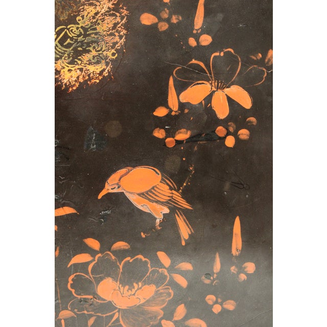 Aesthetic Movement Bamboo and Lacquer Side Table For Sale - Image 10 of 10