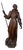18th Century Baroque Wooden Sculpture of St. Francis of Assisi, Italy For Sale