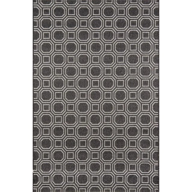 Charcoal Erin Gates Downeast Camden Charcoal Machine Made Polypropylene Runner 2' X 6' For Sale - Image 8 of 8