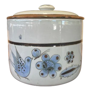 Vintage Ken Edwards Style Around Pot With Lid