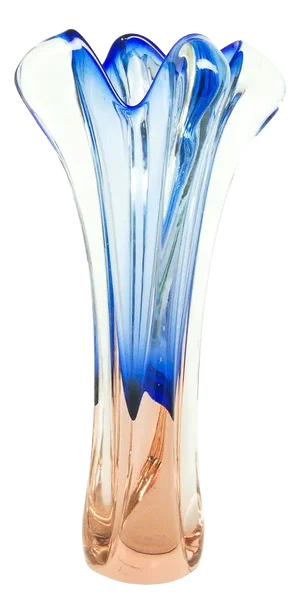 Postmodern Vase from Chribska Glassworks, Czechoslovakia, 1930s