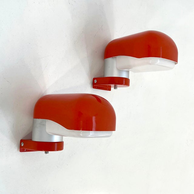 1970s Vintage Space Age Outdoor Wall Lamp, 1970s For Sale - Image 5 of 9
