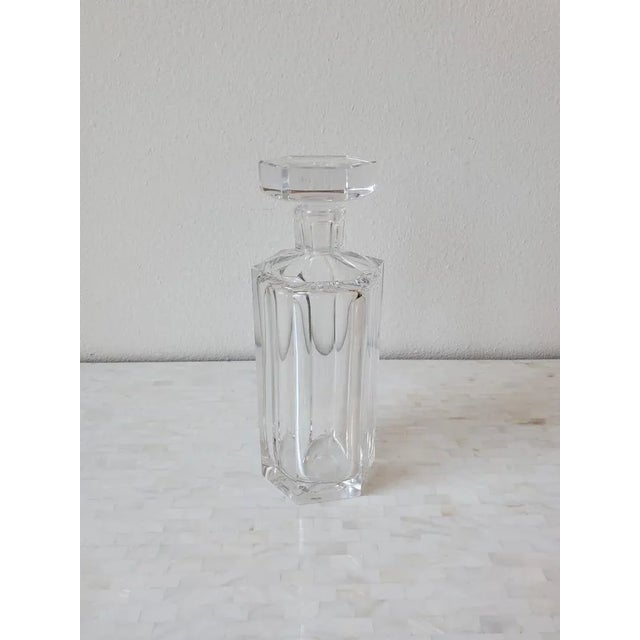 Art Deco Kosta Swedish Art Deco Crystal Art Glass Decanter For Sale - Image 3 of 11