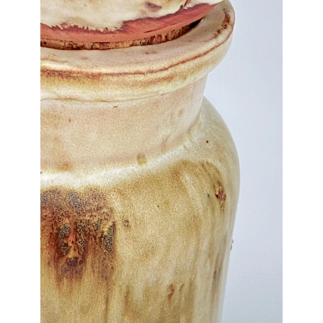 Ceramic Pot or Bottle in Brown, France, 1960 For Sale - Image 6 of 12