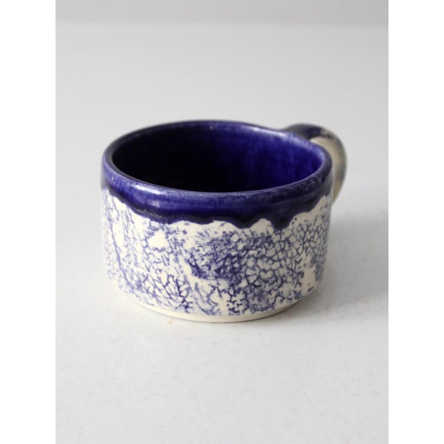 Contemporary Vintage Studio Pottery Mug For Sale - Image 3 of 10