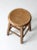 Mid 20th Century Vintage Low Wooden Stool For Sale - Image 5 of 12