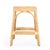Robias 24.5 in. Seat Height Rectangular Rattan Backless Counter Stool with Footrest, Natural/ Natural Rattan Frame For Sale In Chicago - Image 6 of 9