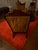 Antique Eastlake Victorian Platform Rocking Chair | Walnut | Original Gold Velvet | For Sale - Image 4 of 6
