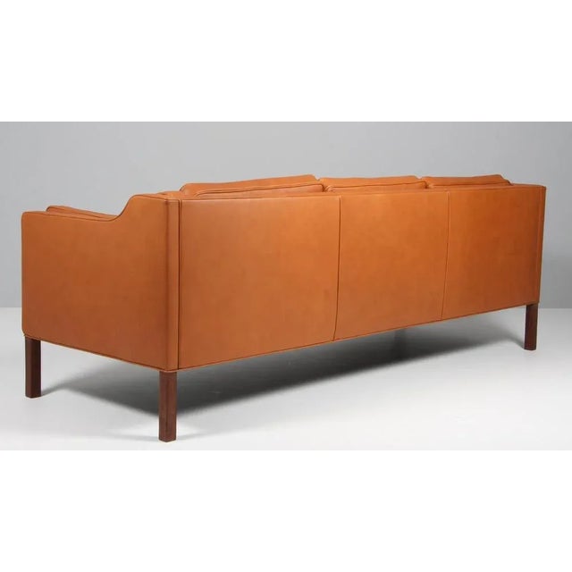Animal Skin Model 2213 3-Seater Sofa attributed to Børge Mogensen for Fredericia For Sale - Image 7 of 8