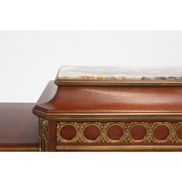 Louis XVI Display Cabinet in Marquetry with Light, France, 1850s For Sale - Image 14 of 18
