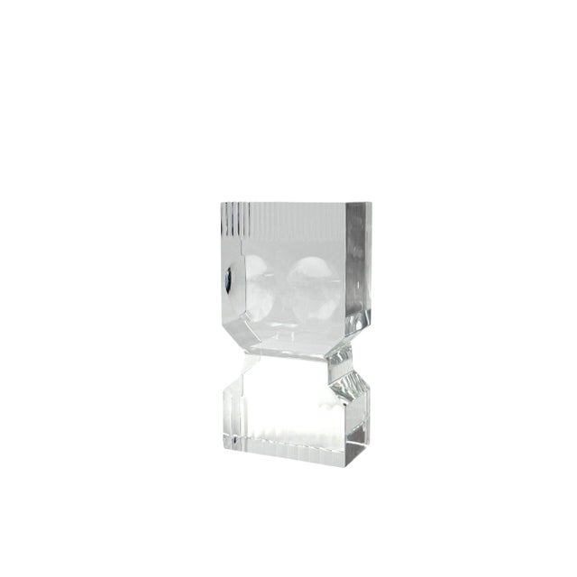 Modern Glass Sculpture by Sven Palmqvist for Orrefors Sweden, 1971 For Sale - Image 4 of 18