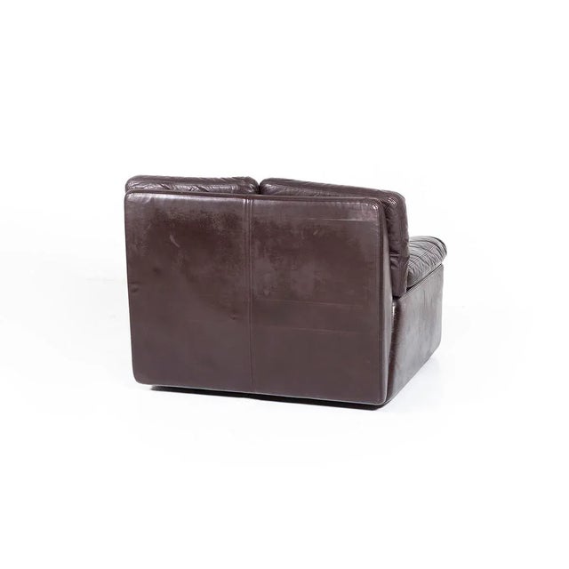 1970s Italian Leather Bonheur Lounge Chair by Titiana Ammannati & Giampiero Vitelli for Brunati, 1970s For Sale - Image 5 of 8