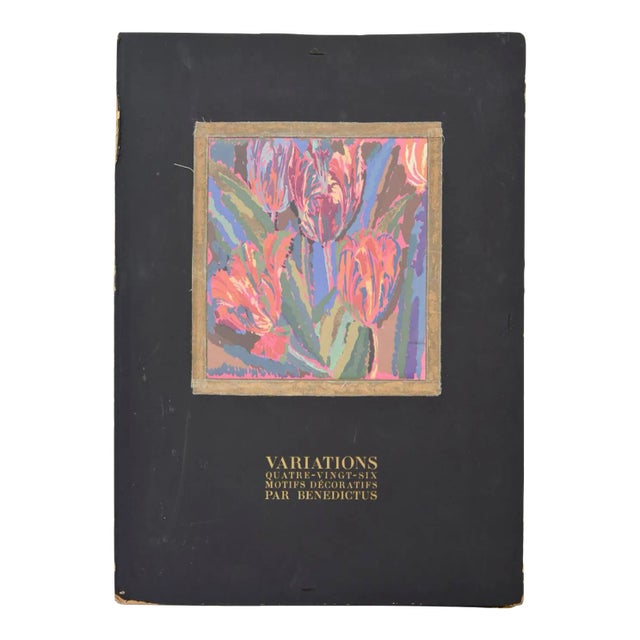 Vintage French Art Deco Set of 20 Benedictus Pochoir Plates of the Portfolio of Variations For Sale