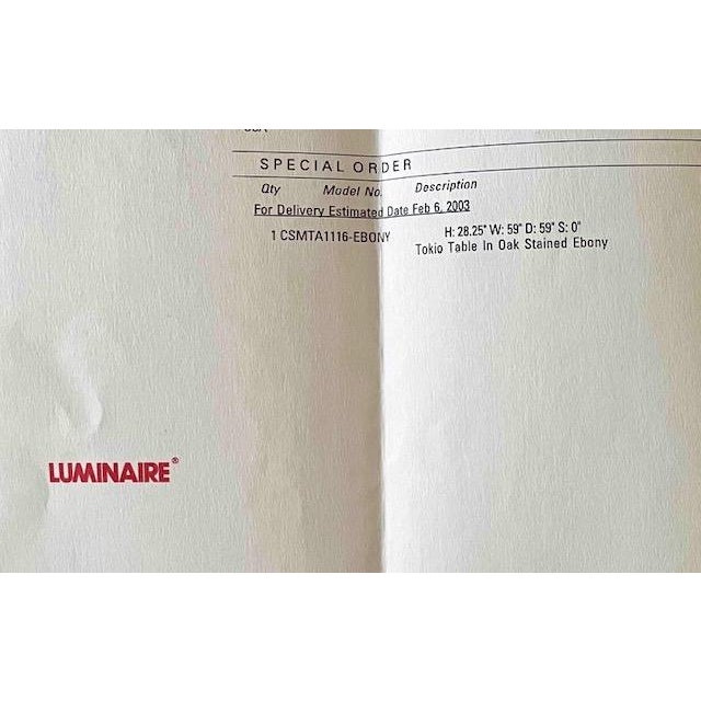 Roberto Lazzeroni for Casamilano “Tokyo” Square Dining Table – Italian Modern Japandi Design, Seats 8 For Sale - Image 11 of 11