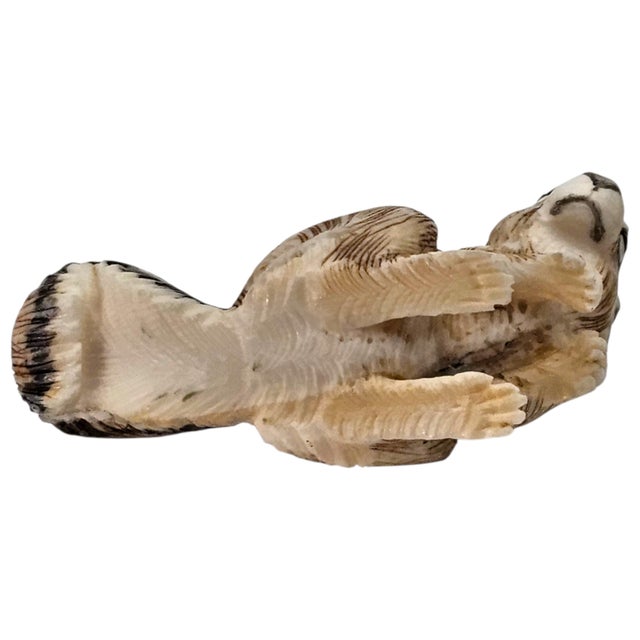 Hand Carved Tagua Nut Squirrel Miniature Animal Figurine, 2.25" For Sale - Image 12 of 12