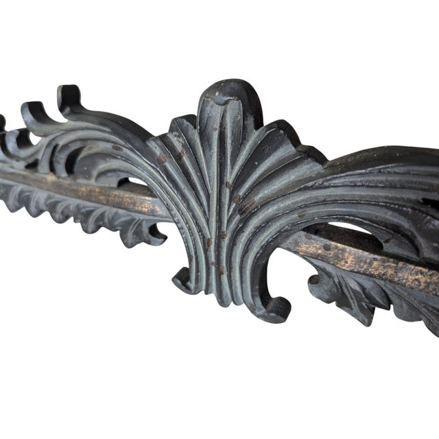 Vintage Architectural Pediment Wall Hanging For Sale - Image 11 of 13