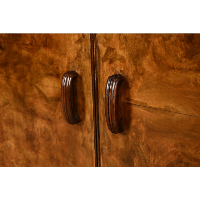 Donald Deskey Style Art Deco Burl Wood Gentleman's Chest, Circa 1930s For Sale - Image 10 of 16