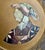 Kayser Sohn, Renaissance Figures – Pair of Decorative Inlaid Mother of Pearl and Tortoiseshell Corviniello Chargers 11 3/8", Dated 1884 For Sale In Philadelphia - Image 6 of 17