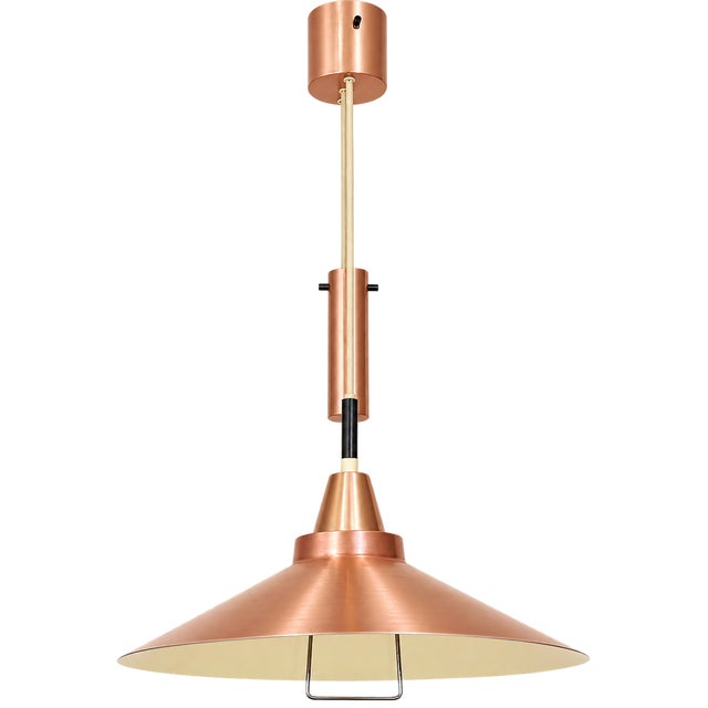 Metal Vintage DDR Hanging Lamp, 1970s For Sale - Image 7 of 7