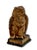 Unusual Antique American Cast Iron Wise Old Owl Sitting on a Book Figurative Doorstop - Circa 1920s. For Sale - Image 12 of 18