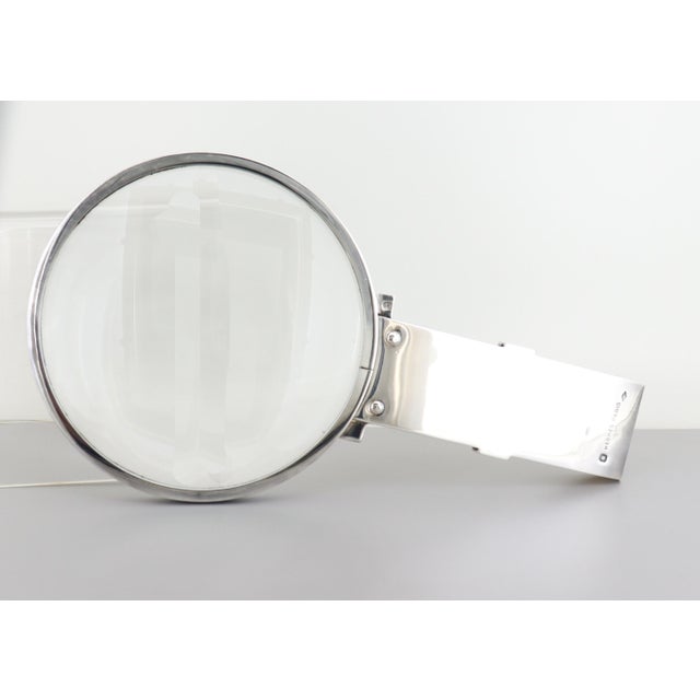 Silver Hermès Paris Ravinet d'Enfert Deco Style Sterling Silver Buckle Magnifying Glass For Sale - Image 8 of 18
