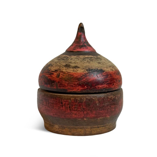 Indian Vintage India Tikka Box For Sale - Image 3 of 3