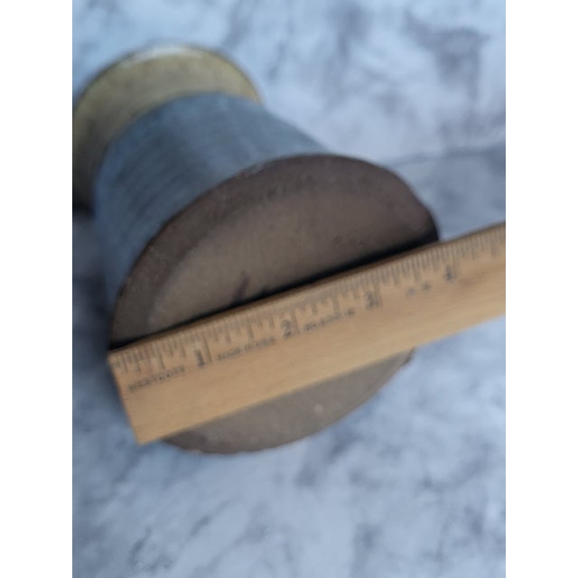 Blue 1990s American Stoneware Studio Pottery Signed Coffee Mug For Sale - Image 8 of 9