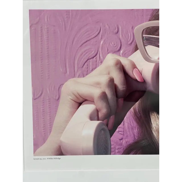Pink Miles Eldrige Virgin Mary. Supermarkets. Popcorn Pop Art Poster, Signed & Framed 2011 For Sale - Image 8 of 14