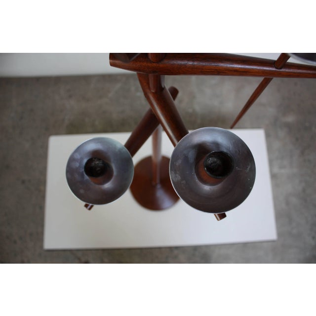 Floor Candelabrum by Herbert Simonson for James Martin For Sale In New York - Image 6 of 11