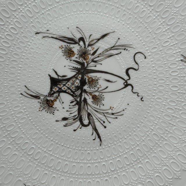 1980s Romanze in Moll Cake Plate by Björn Wiinblad for Rosenthal, 1975 For Sale - Image 5 of 6