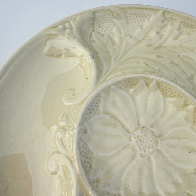 20th Century Gien Majolica Earthenware Artichoke Plates- Set of 4 For Sale - Image 10 of 13