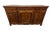 French Provincial Antique Louis XV Style French Provincial Walnut Enfilade Buffet Cabinet For Sale - Image 3 of 17