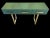 Green Glass Console Table For Sale - Image 6 of 6