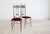 1950s Antique Chiavarine Chairs in Brass and Red Velvet, 1950s, Set of 2 For Sale - Image 5 of 18