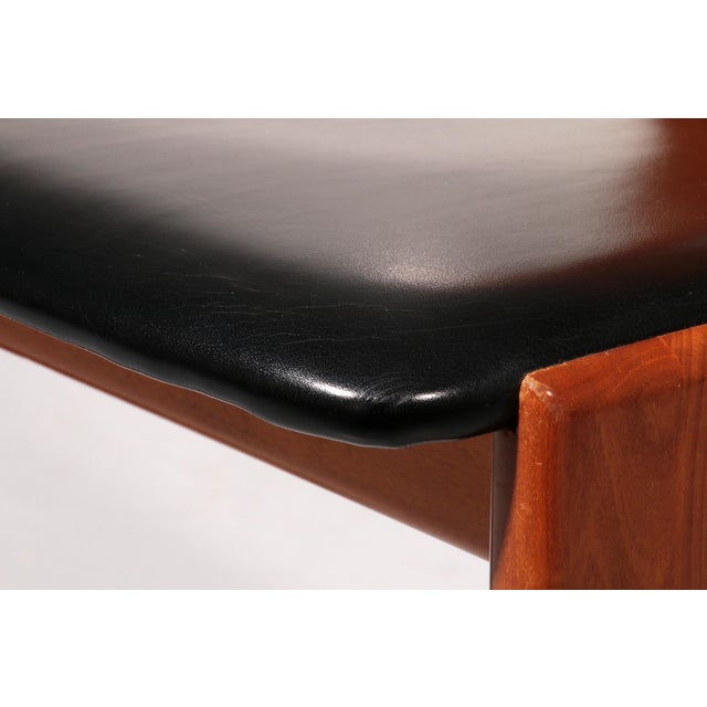 Sapporo Dining Chairs in Walnut by Mario Marenco for Mobilgirgi, 1970s, Set of 4 For Sale - Image 13 of 14