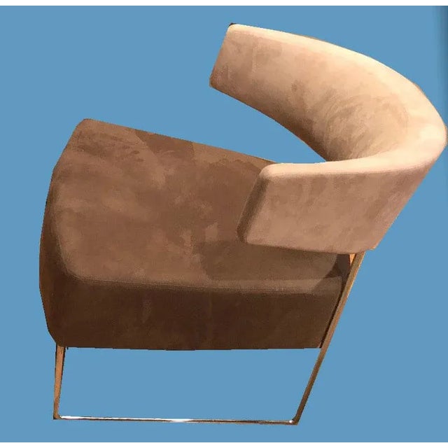 1990s Vintage Contemporary Andreu World Oyster Lounge Chair For Sale - Image 9 of 9