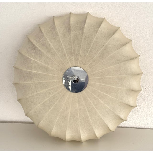 Metal Cocoon Flush Mount by Friedel Wauer for Goldkant Leuchten, 1960s For Sale - Image 7 of 13