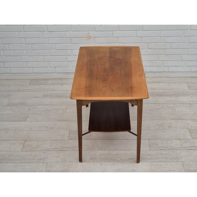 Brown Danish Sofa Table in Teak & Beech, 1970s For Sale - Image 8 of 18