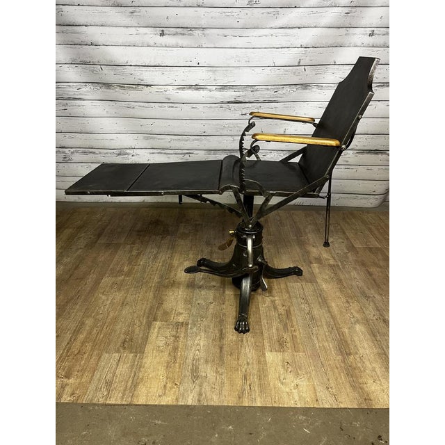 Vintage Medical Reclining Chair For Sale - Image 5 of 16