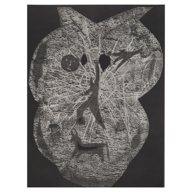 Pablo Picasso, Daytime, Mask with Heart, Original Phototype For Sale