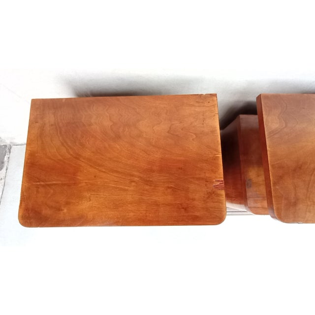 Bedside Tables by Jindrich Halabala for Up Závody, 1930s, Set of 2 For Sale - Image 13 of 18