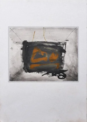 Still Life - Vintage Offset Print After Antoni Tàpies - 1982